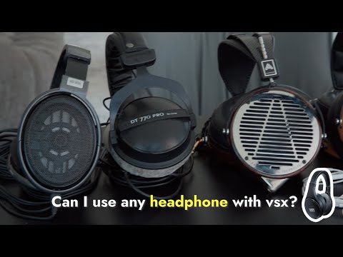 Can you use any Headphone with VSX?
