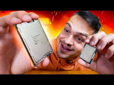 Ein MONSTER!! Diese 7000€ CPU hat 56 Kerne und kann 2000 Watt+ ziehen...