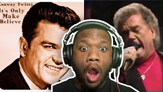 FIRST TIME HEARING Conway Twitty - It&#39;s Only Make Believe