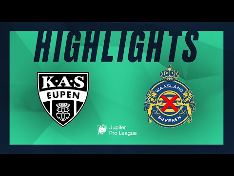 KAS Eupen - Waasland-Beveren hoogtepunten