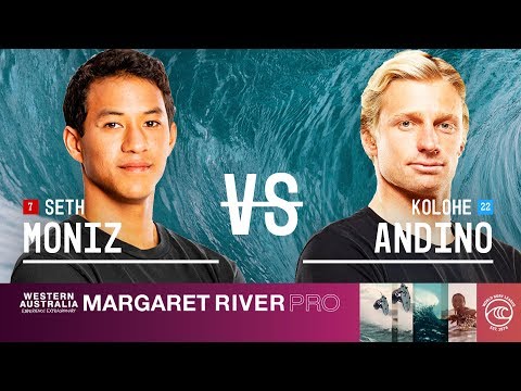 Seth Moniz vs. Kolohe Andino - Quarterfinals, Heat 3 - Margaret River Pro 2019