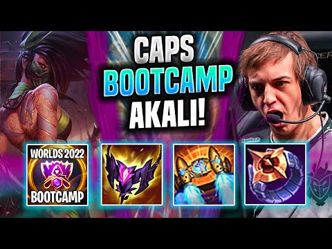 CAPS IS READY TO PLAY AKALI IN NA BOOTMCAP! - G2 Caps Plays Akali Mid vs Orianna! | Season 2022