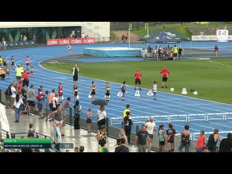 Boys Under 9 60m Hurdles H3 - 2020 State Combined Events Championships // LAVicTV