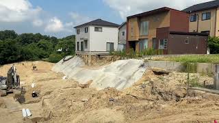 8月1日　暑い中工事関係者皆さんお疲れさまです