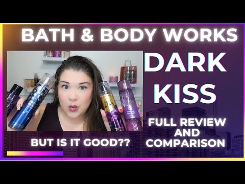 BATH & BODY WORKS DARK KISS REVIEW & COMPARISON 💜 New Packaging — Is It Better?