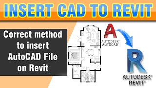 How To Insert Autocad File In Revit | Correct Way To Insert CAD File on Revit Project