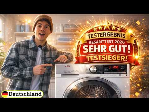 Test Wäschetrockner: TR8AMZ78 & TR8AMZ68 - Wärmepumpe AEG Stiftung Warentest