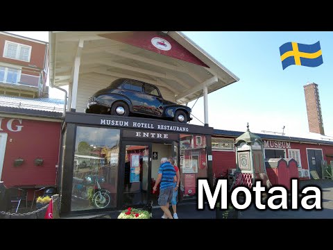 Sweden, Motala, walking tour of the town known as the capital of Göta Canal