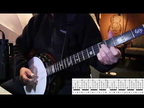 Bluegrass Banjo Licks - Em to C 2nd position