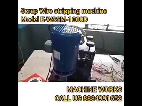 Scrap Wire Stripping Machine