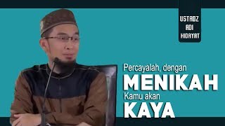 Download lagu Percayalah, Menikah Akan Menjadikanmu Kaya Tapi Ini Syaratnya || Ustadz Adi Hidayat Lc MA mp3
