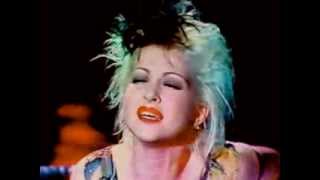 Cyndi Lauper - My first night without you (rare French tv performance)