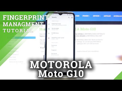 How to Add Fingerprint in MOTOROLA Moto G10 – Find Biometrics and Lock Screen