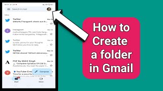 How to create a folder in gmail | Tamil