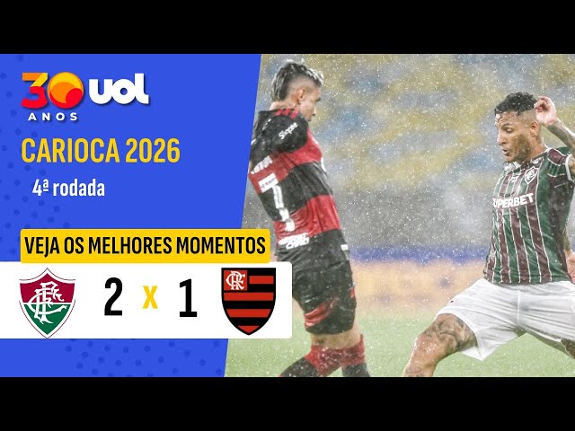 Fluminense vence Flamengo por 2 a 1 pelo Campeonato Carioca