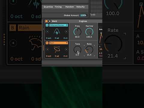 My favourite new features in Ableton Live 12 Pt.1 Meld 🌧️ #ableton  #abletonlive12 #synthesis #new