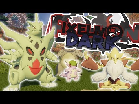MEGA TYRANITAR in Pixelmon Dark Showcase - MEGA ALAKAZAM! MEGA KANGASKHAN!