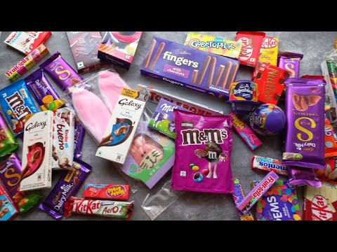 100 of chocolates, surprise toys, chocolate opening video, lots of chocolates,Cadbury celebration