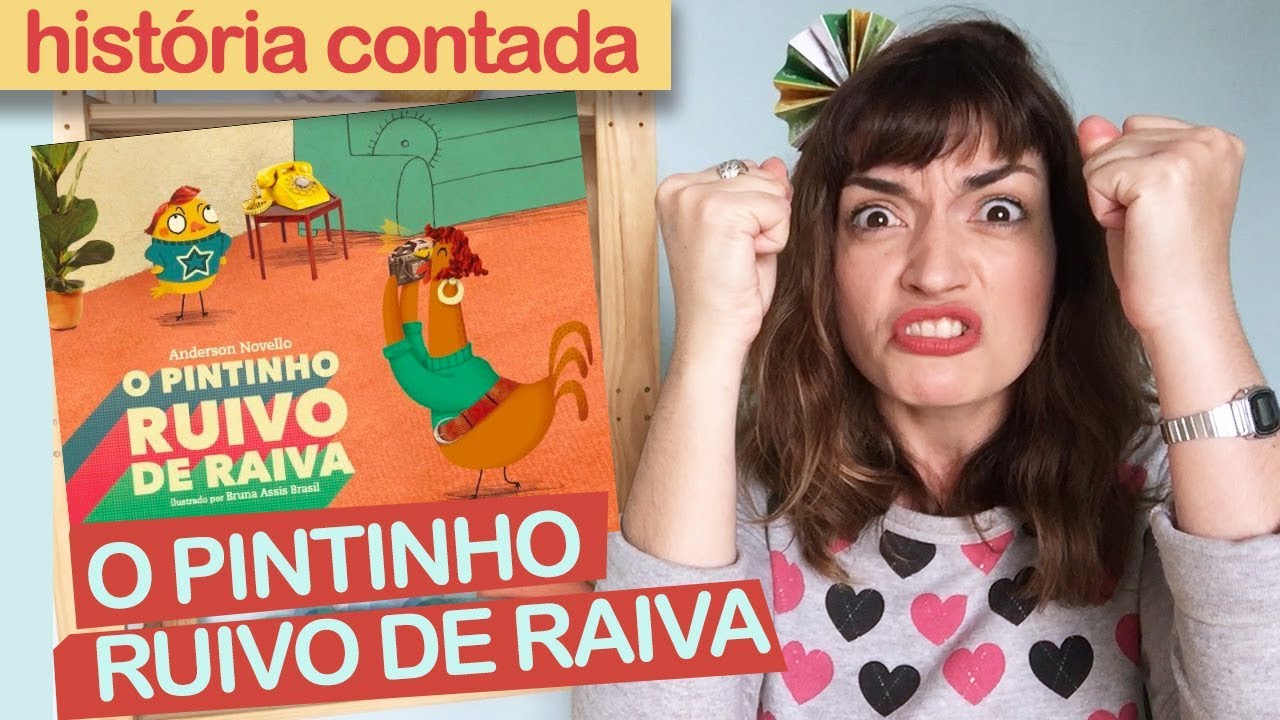 O PINTINHO RUIVO DE RAIVA, história infantil contada | Fafá Conta
