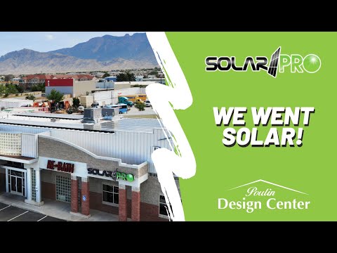 Poulin Design Center Goes solar