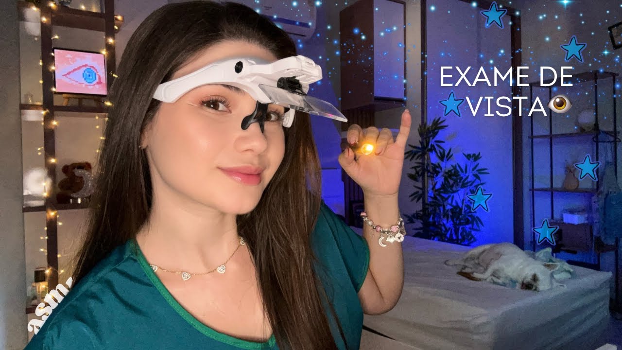 ASMR | EYE EXAM AT THE OPHTHALMOLOGIST - Roleplay 👩‍⚕️👀