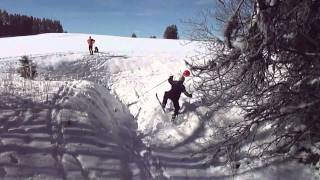 preview picture of video 'Ski de rando nordique trous de sorcières'
