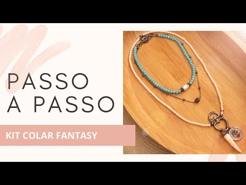 Passo a Passo - Kit Colar Fantasy (KC467)