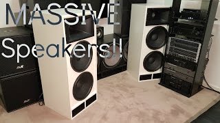 MASSIVE Custom Built Speakers!