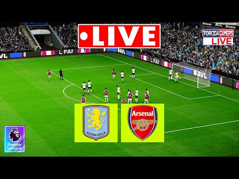 🔴 Aston Villa vs Arsenal LIVE | Premier League 2025/26 | Full Match Simulation