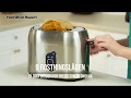 Grille-pain avec 9 degrés de cuisson Digital acier inoxydable