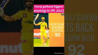 ruturaj Gaikwad highest scoring match in IPL 2023 92 run #Rituraj gaekwad 92 run in IPL 2023 #ipl