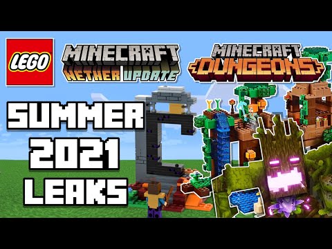 LEGO Minecraft 2021 Summer Leaks | Dungeons & Nether Update Sets