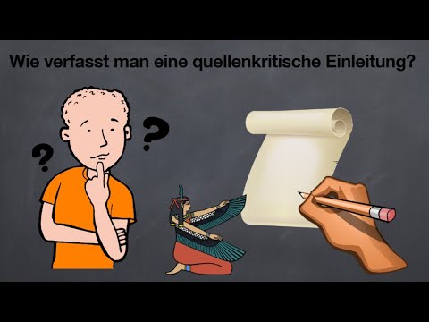 Wie schreibt man eine quellenkritische Einleitung