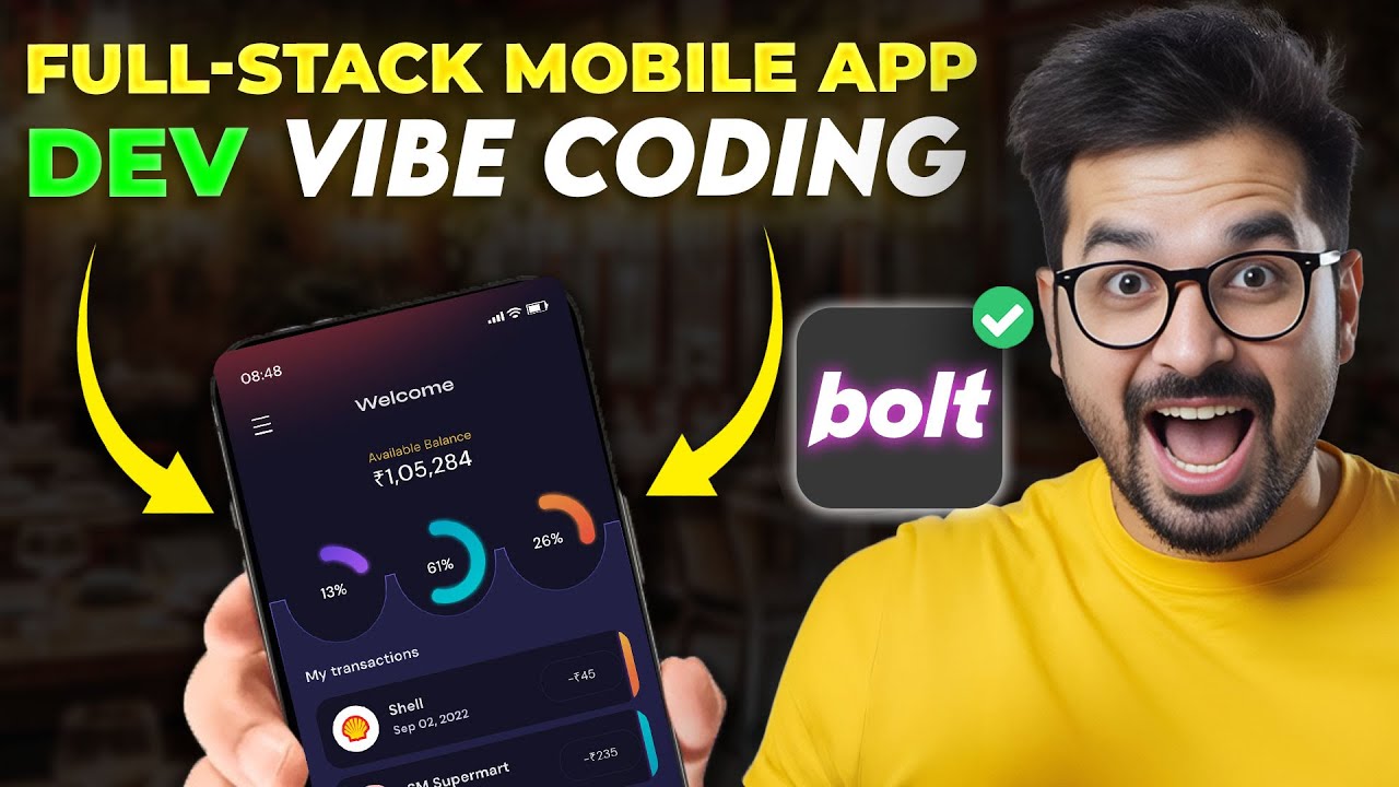 How I Built a Viral Expense Tracking App in less than 10 minutes using Bolt.new? Vibe Coding