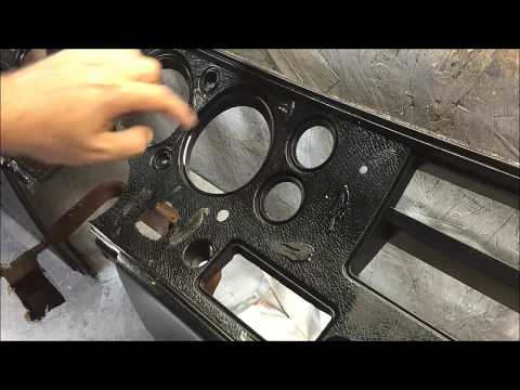 how to restore a plastic dash DIY and INFO