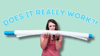 Basting Your Quilt Sandwich with a Pool Noodle - IS IT REALLY THAT EASY?!