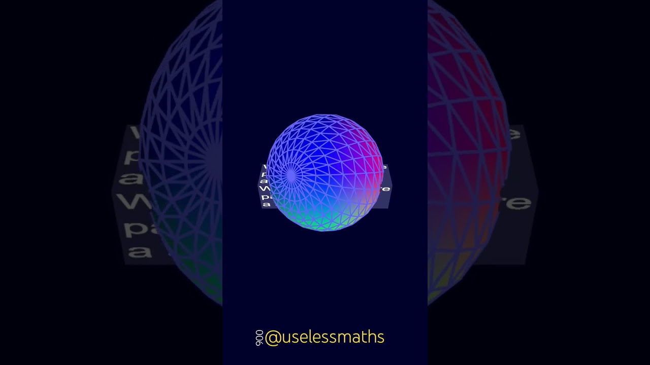 When a 4D sphere passes through a 3D space. Adapted from the glorious 