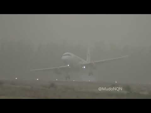 Neuquén: por el viento no pudo aterrizar y terminaron en Mendoza