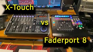 Video thumbnail for Presonus Faderport 8 vs Behringer X-Touch(Faders noise and size). by Skyborn Waves