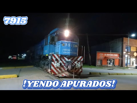 !LOCOMOTORA 7915 PASANDO APURADA POR MOCORETA! 07/03/26