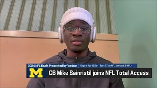 Michigan CB Mike Sainristil joins 'NFL Total Access' ahead of 2024 NFL Draft