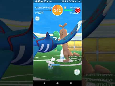 Pokemon Go - Sudowoodo Solo 83 seconds elapsed