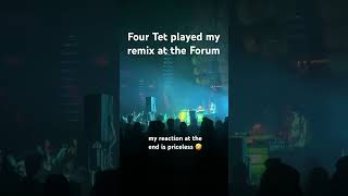 Four Tet live at the Forum was insane!!! Love Cry remix doing damage!!