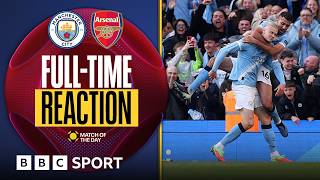 FULL-TIME REACTION: Manchester City 2-1 Arsenal | MOTD