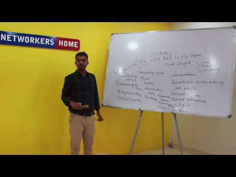 Mr Santhosh K Dhanapal explains CCNA basics in Tamil