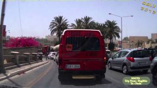 QQLX 0117 MALTA trip from Bugibba to Paola - Street View Car 2013