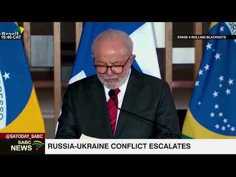 Brazilian President stresses country's criticism of Russia's invasion of Ukraine