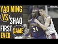 Yao Ming Vs Shaq FIRST Game Ever After Shaq S Racist Comments On Ming BasketballDream