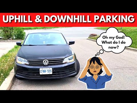 UPHILL and DOWNHILL PARKING for Driving Test || TORONTO DRIVERS