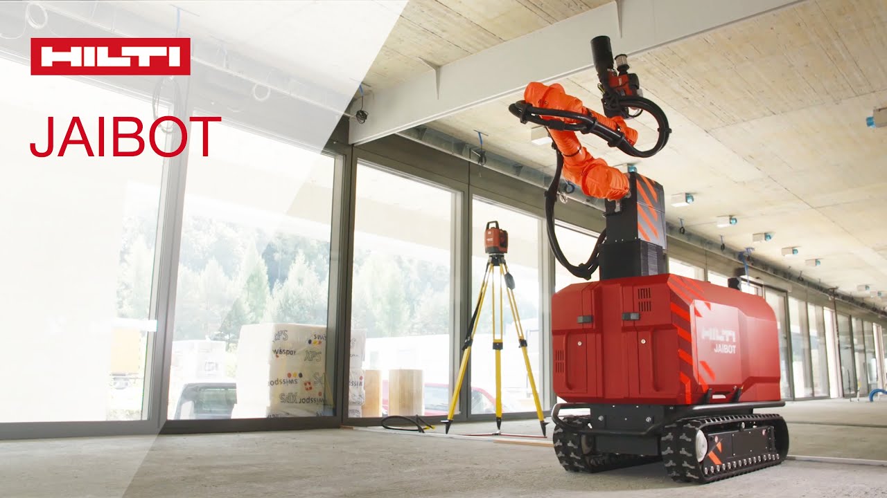 HOW TO operate the Hilti Jaibot - construction robot for overhead drilling applications